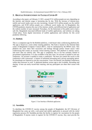 Use of Digital Technologies in Public Health Responses to Tackle Covid ...