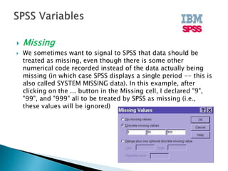 SPSS How to use Spss software | PPTX