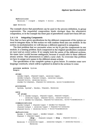 Algebraic Specification Of Communication Protocols S Mauw G J Veltink ...