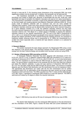 A wideband dielectric resonator antenna with a cross slot aperture for ...