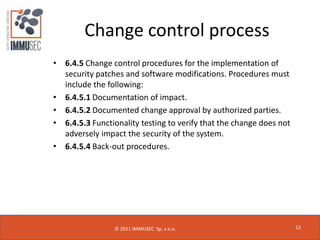 1112 agile approach to pci dss development