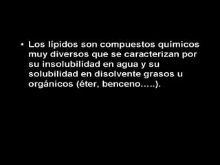 LÍPIDOS 