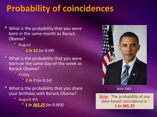 Psychology, Science, and Pseudoscience: Class #06 (Probability Fails)