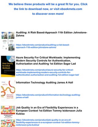 Auditing Information and Cyber Security Governance: A Controls-Based ...