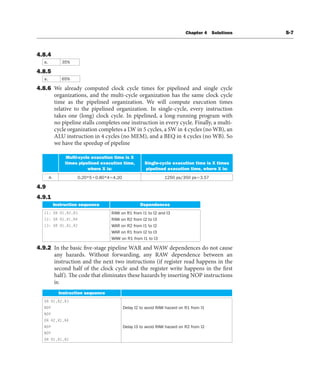 Computer Organization and Design 5th Edition Patterson Test Bank | PDF