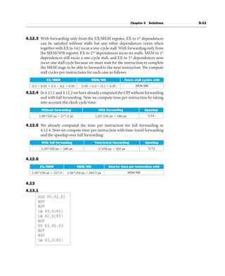 Computer Organization and Design 5th Edition Patterson Test Bank | PDF