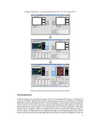 BAYESIAN PROKARYOTE CLASSIFICATION FROM MICROSCOPIC IMAGES | PDF