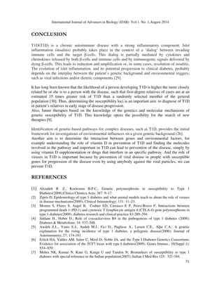 THE MOLECULAR GENETICS OF TYPE 1 DIABETES | PDF