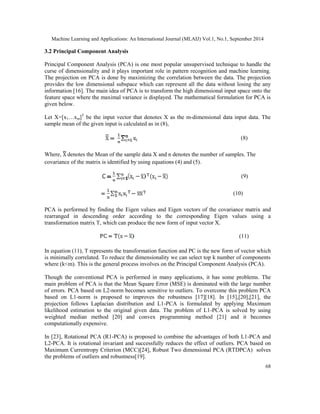 A REVIEW ON LINEAR AND NON-LINEAR DIMENSIONALITY REDUCTION TECHNIQUES | PDF