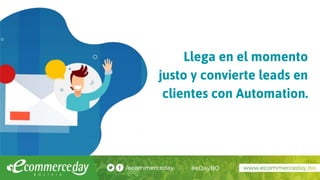 Llega en el momento
justo y convierte leads en
clientes con Automation.
 
