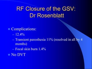 Gsv Course Radiology THE MIGHTY GSV2 | PPTX