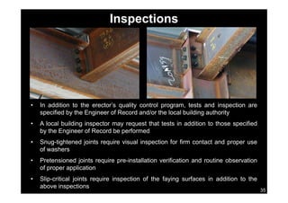 111562940 aisc-bolting-and-welding-190606215451 | PDF