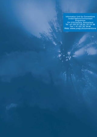 What do we know
about reducing
greenhouse
gas emissions?
A simplified guide to the IPCC’s
“Climate Change 2001: Mitigation”
Information Unit for Conventions
United Nations Environment
Programme
CH-1219 Geneva, Switzerland
Tel: +41 (22) 917 82 44 / 917 81 96
Fax: + 41 (22) 797 34 64
Web: www.unep.ch/conventions
 