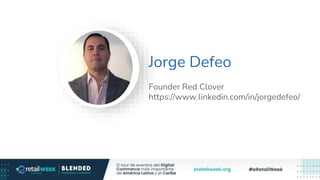 Jorge Defeo
Founder Red Clover
https://www.linkedin.com/in/jorgedefeo/
 