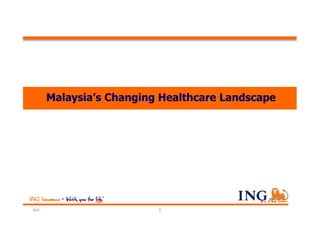 Malaysia’s Changing Healthcare Landscape




ING                      3
 