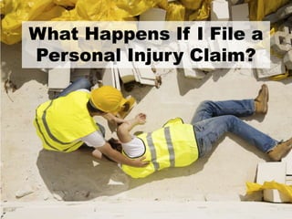 What Happens If I File a
Personal Injury Claim?
 