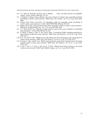 SLEEP CONTROL FOR LIFE TIME MAXIMIZATION AND ROUTING IN WSN | PDF