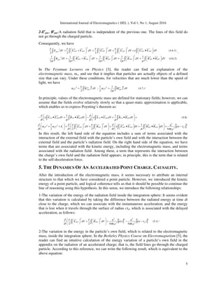 RADIATION OF AN ACCELERATED CHARGE | PDF