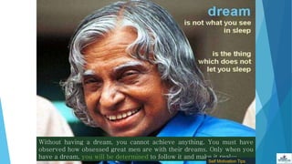 Without having a dream, you cannot achieve anything. You must have
observed how obsessed great men are with their dreams. Only when you
have a dream, you will be determined to follow it and make it real….
Self Motivation Tips
 