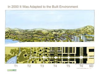 © 2015 Opticos Design, Inc. |
In 2000 It Was Adapted to the Built Environment
21
T1 T6 SDT5T4T3T2
 