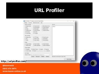 URL Profiler
http://urlprofiler.com/
 