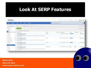 Look At SERP Features
 