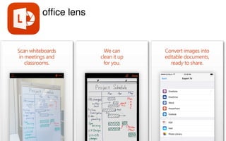 ofﬁce lens
 