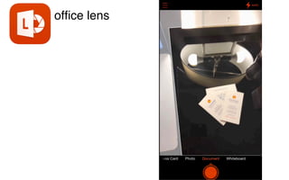 ofﬁce lens
 