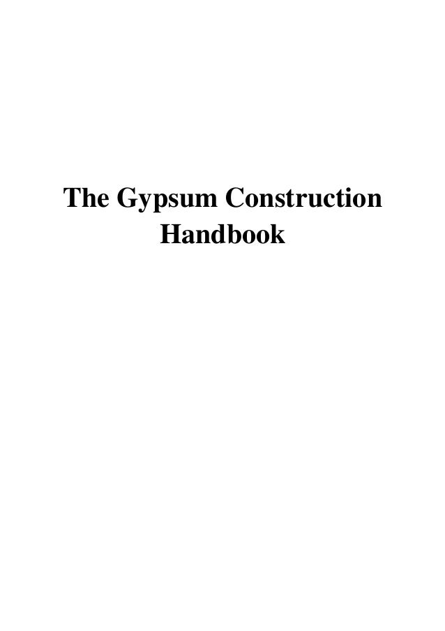 (2014) The Gypsum Construction Handbook (PDF) by USG RSMeans