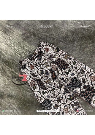 Celana Rok Batik by Rumah Jahit Azka | PDF