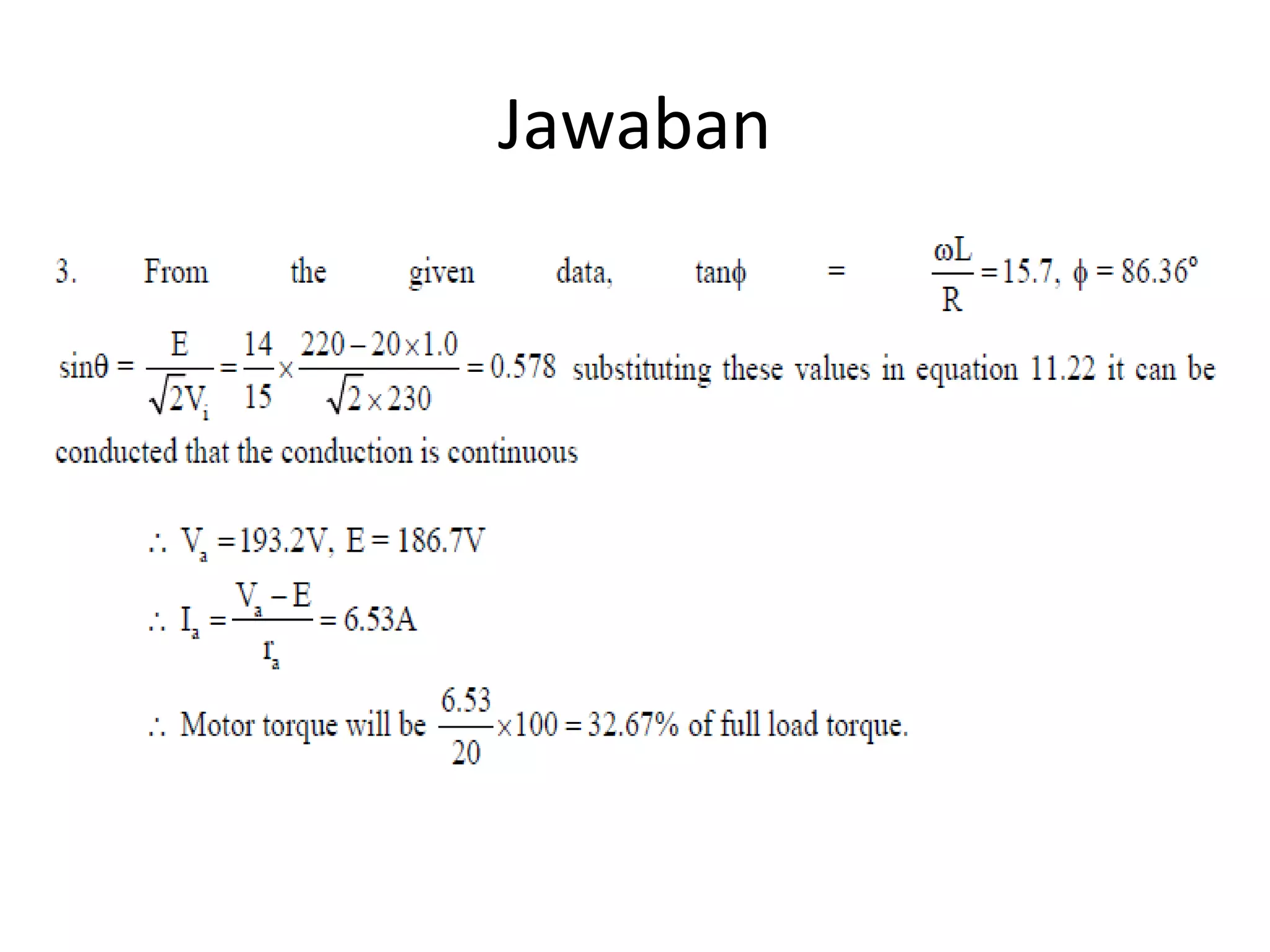 Contoh Soal AC to DC Converter | PPT