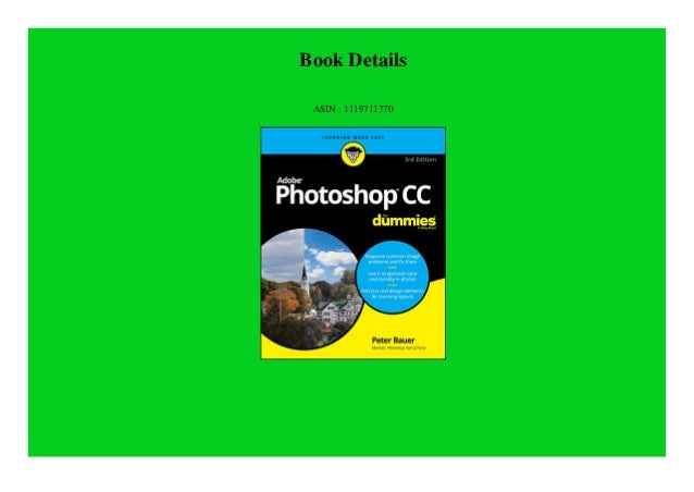 Read Book Adobe Photoshop Cc For Dummies For Dummies Computertec