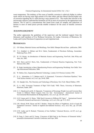 The Cause of Metallic Corrosion in Crude Oils | PDF