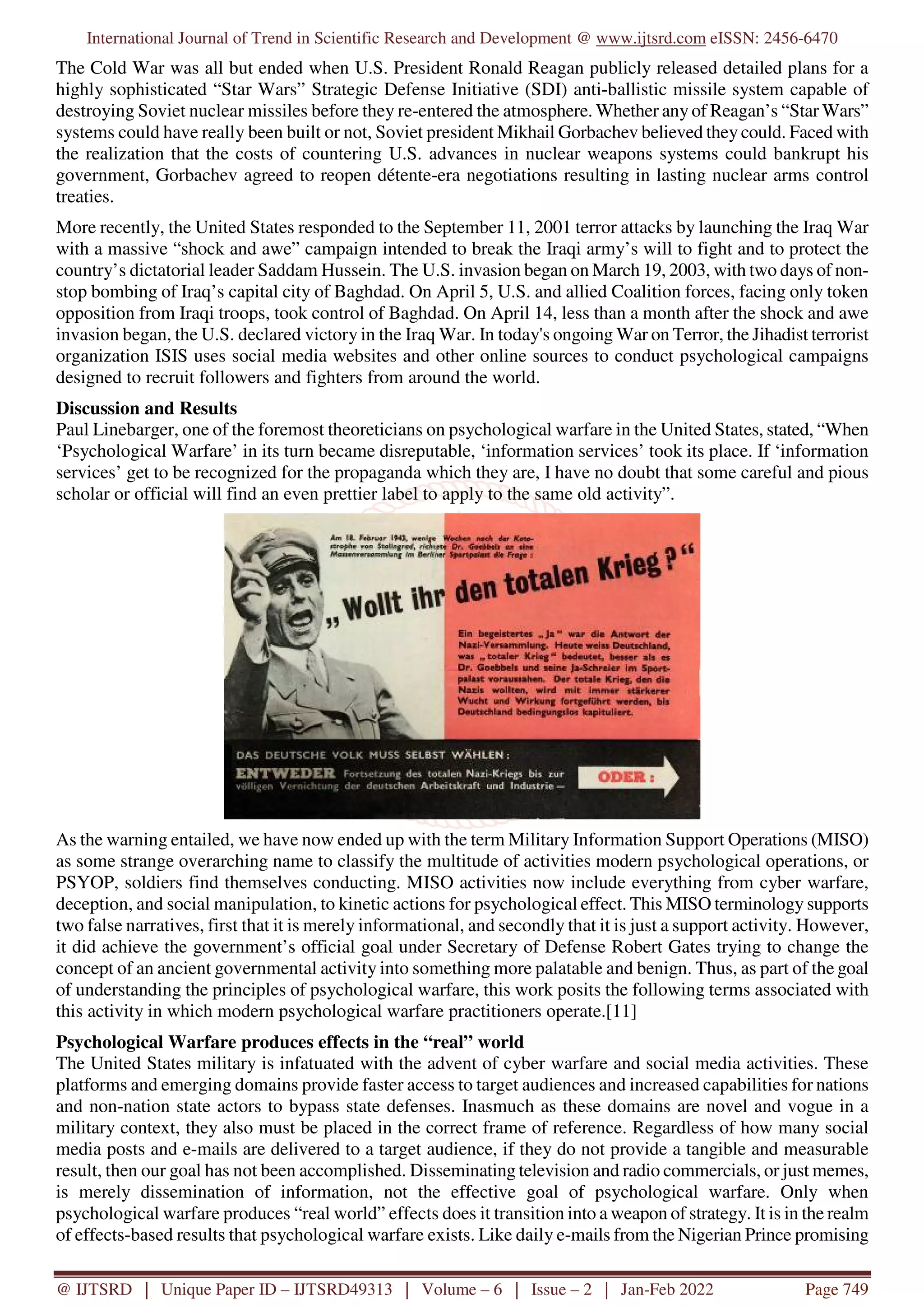 Curated visual reference: Dedicated Month Rod Offering Psychological Classical Reference: Concept Functions And Limitations Of Psychological War
