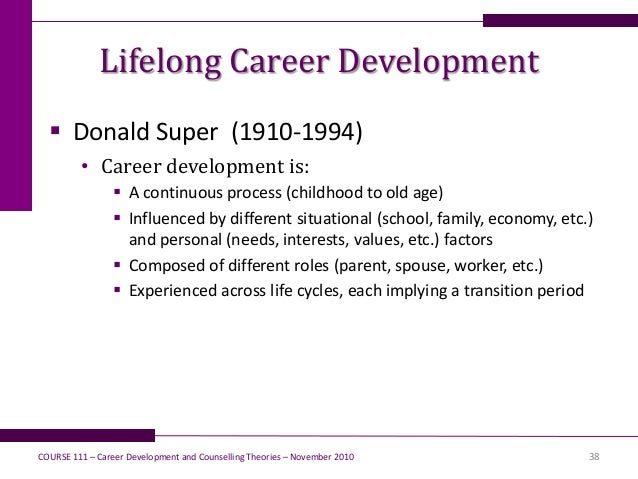 stages of career development process