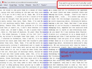 Can we follow ‘worth’ with ‘to’? 