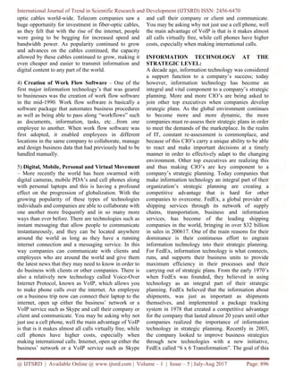 Impact of Information Technology on Global Business Strategies ...