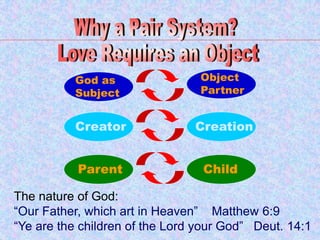 The "Pair System" in God's Creation