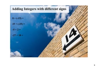 11.2 Adding Integers