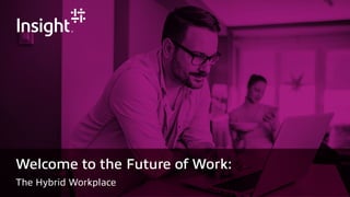 Welcome to the Future of Work:
The Hybrid Workplace
 