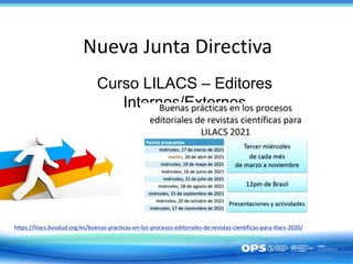 (09|09) Buenas Prácticas Procesos Editoriales LILACS 2021 - ESTUDIO PILOTO LILACS HONDURAS
