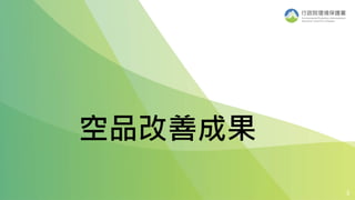 3
3 3
3
3
空品改善成果
 