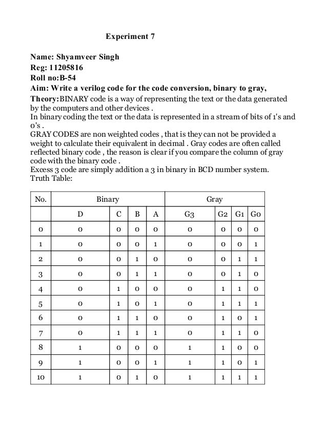 Vhdl Conversion Chart
