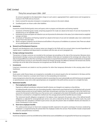 CMC Annual Report 2006-07