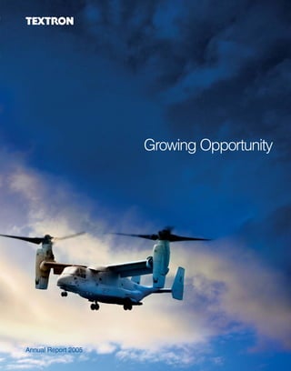 textron annual report 2005