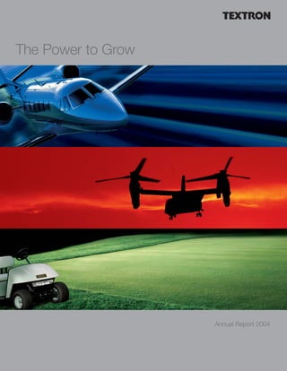 textron annual report 2004