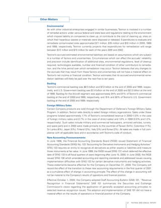 textron annual report 2000