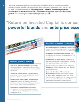 textron annual report 2000