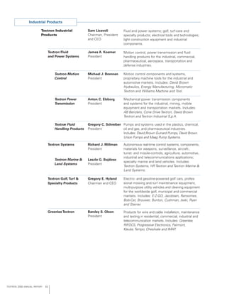 textron annual report 2000