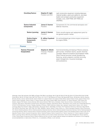 textron annual report 2000